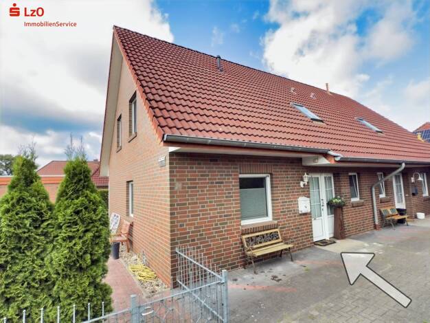 Doppelhaushälfte zum Kauf 225.000 € 4 Zimmer 106,5 m² 341 m² Grundstück Ramsloh-Ost Saterland 26683