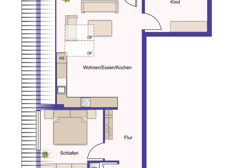 Wohnung zum Kauf - Erstbezug provisionsfrei 355.000 € 3 Zimmer 71 m² 4. Geschoss Backnang 71522