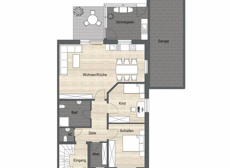 Wohnung zum Kauf 269.000 € 3 Zimmer 80 m² Rhede 46414