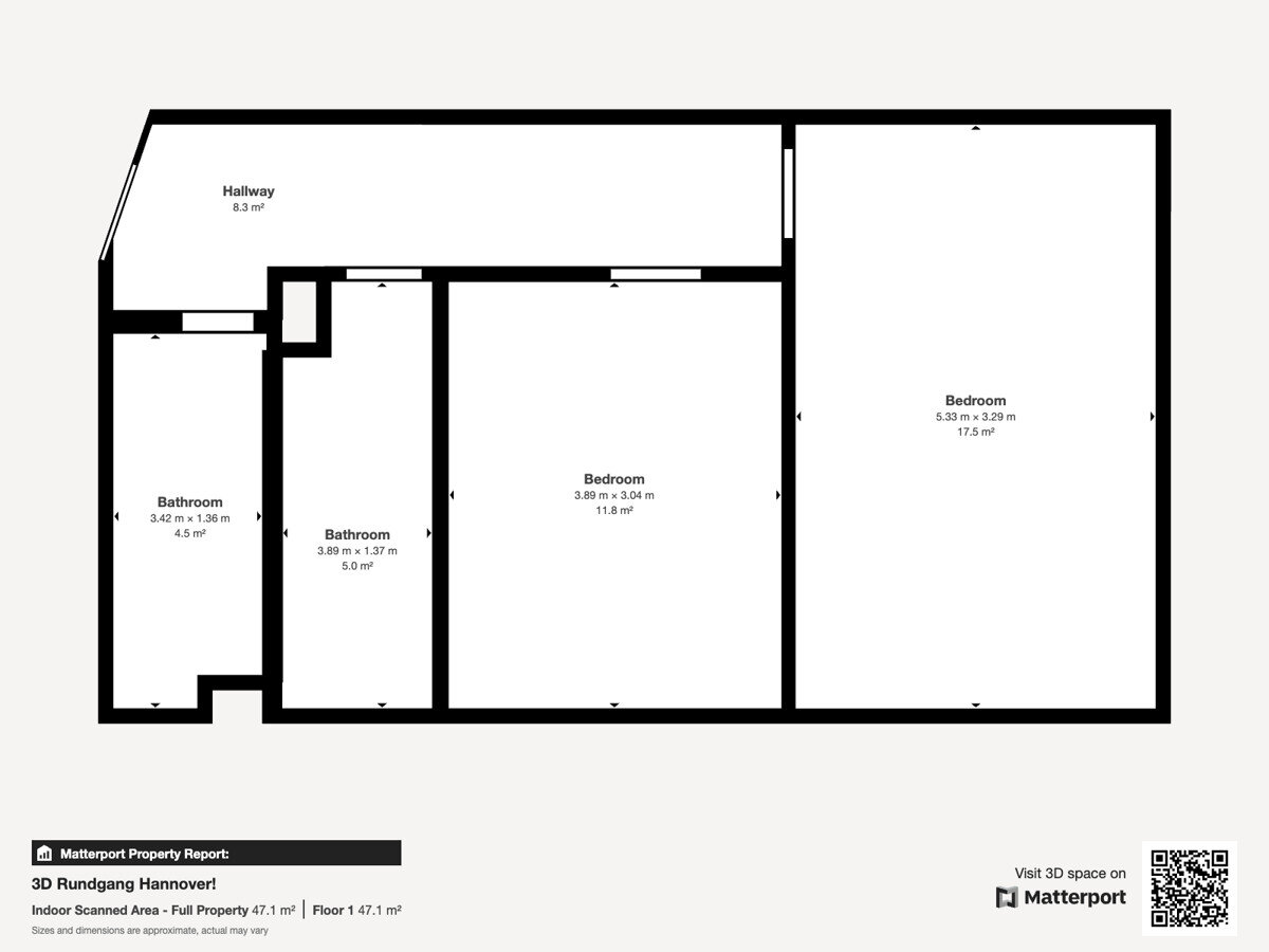 Wohnung zum Kauf 125.000 € 2 Zimmer 48 m²<br/>Wohnfläche EG<br/>Geschoss List Hannover 30655