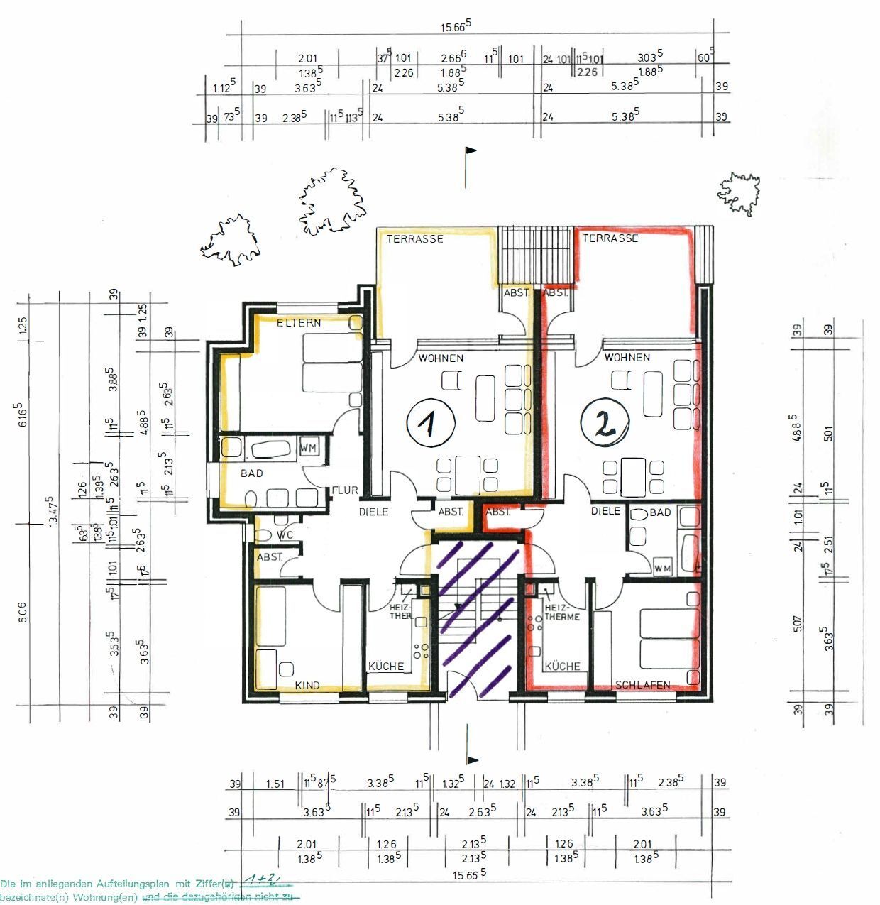 Wohnung zum Kauf 169.000 € 2 Zimmer 68,2 m²<br/>Wohnfläche EG<br/>Geschoss Bramsche - Kernstadt Bramsche 49565