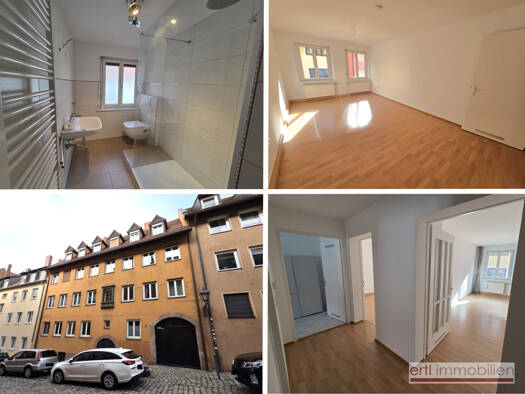 Wohnung zur Miete 730 € 2 Zimmer 58 m² 2. Geschoss frei ab sofort Radbrunnengasse 3 Sebald Nürnberg 90403