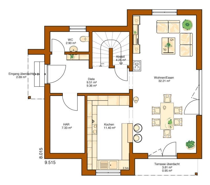 Einfamilienhaus zum Kauf provisionsfrei 412.000 € 4 Zimmer 124 m²<br/>Wohnfläche 599 m²<br/>Grundstück Waldmühlbach Billigheim 74842