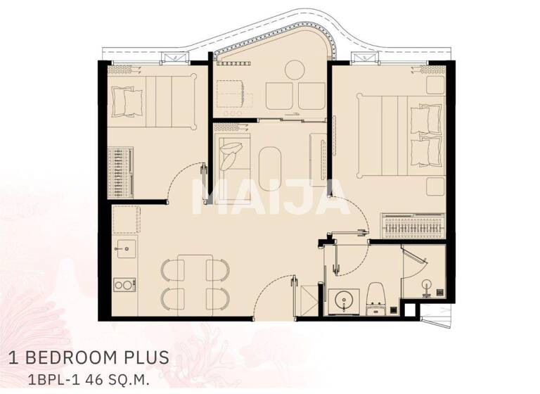 Studio zum Kauf 172.556 € 3 Zimmer 46 m² 2. Geschoss The Title Coralina Kamala Phuket Kathu 83110