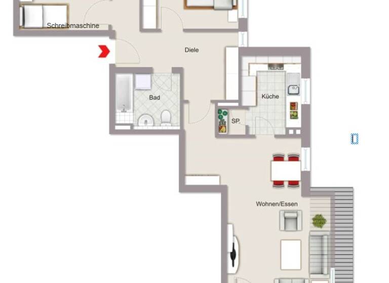 Wohnung zum Kauf 219.000 € 3 Zimmer 78 m² Landau Landau an der Isar 94405