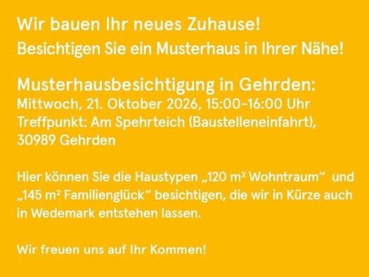 Reihenendhaus zum Kauf - Erstbezug provisionsfrei 409.990 € 5 Zimmer 145 m² 284,7 m² Grundstück frei ab 31.12.2027 Heinrich-Baumgarte-Ring 11 Mellendorf Wedemark 30900