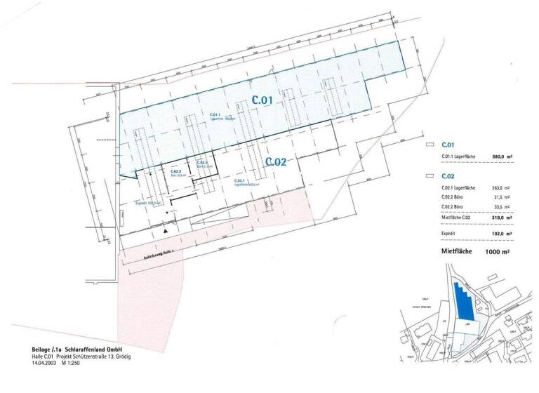 Produktionshalle zur Miete 6 € 1.000 m² Lagerfläche Grödig 5082
