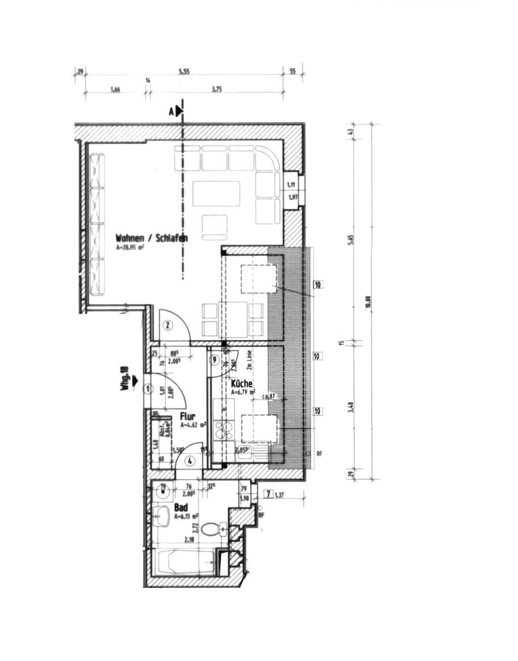 Wohnung zur Miete 220 € 1 Zimmer 49,4 m²<br/>Wohnfläche 2.<br/>Geschoss ab sofort<br/>Verfügbarkeit Heinrich-Schütz-Straße 114 Sonnenberg 213 Chemnitz 09130