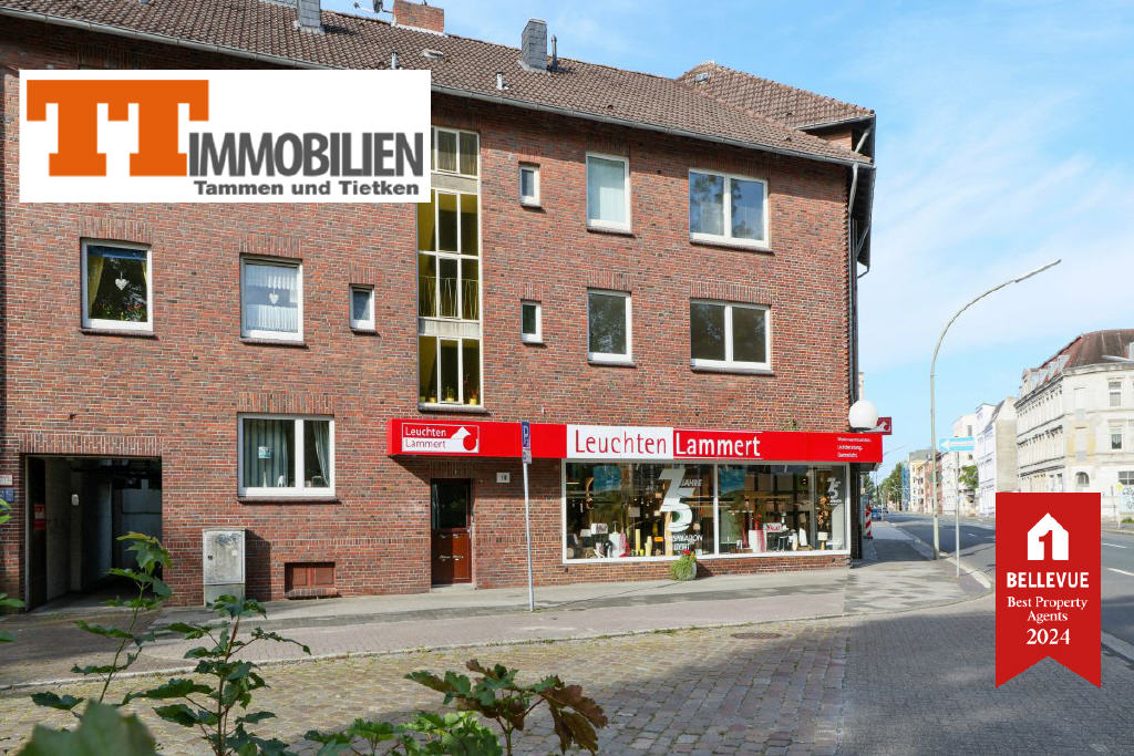 Wohnung zur Miete 597 € 3 Zimmer 83 m²<br/>Wohnfläche 1.<br/>Geschoss Innenstadt Wilhelmshaven-Bant 26382