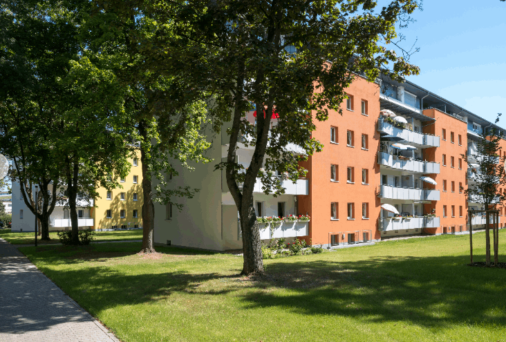 Wohnung zur Miete 550 € 3 Zimmer 65,5 m²<br/>Wohnfläche 1.<br/>Geschoss 16.10.2024<br/>Verfügbarkeit Guerickestr. 20 Ostpark Regensburg 93053