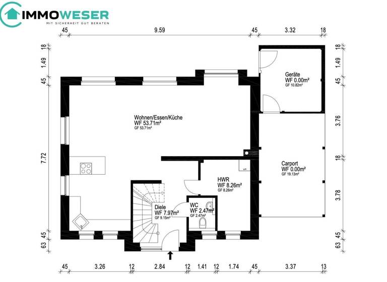 Einfamilienhaus zum Kauf 479.000 € 4 Zimmer 133,8 m² 727 m² Grundstück Emtinghausen 27321