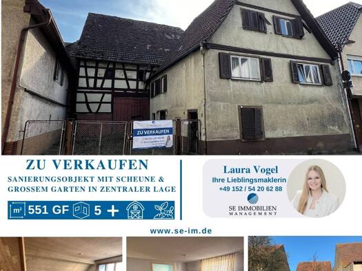 Einfamilienhaus zum Kauf 139.000 € 5 Zimmer 105,7 m² 551 m² Grundstück Eisingen 75239