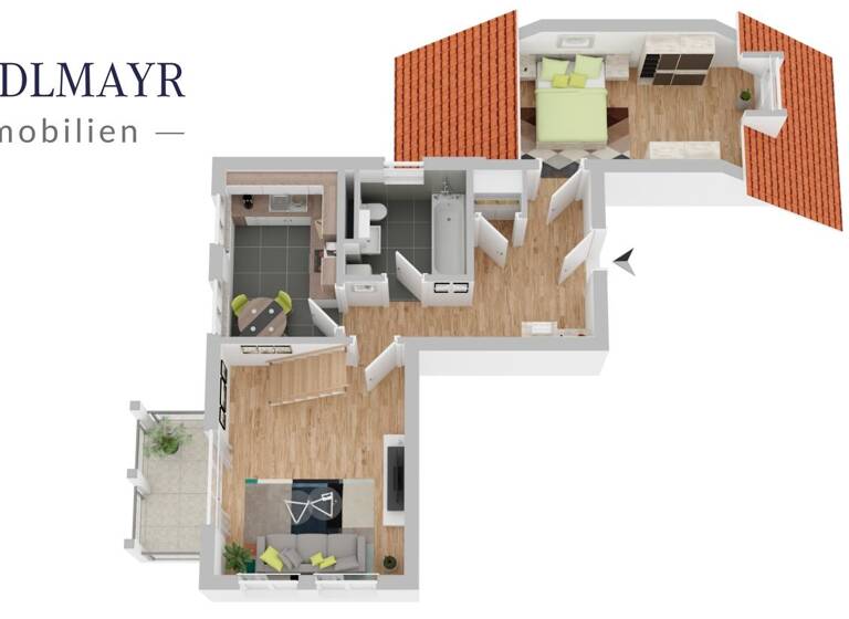 Wohnung zum Kauf 359.000 € 2,5 Zimmer 60,3 m² 2. Geschoss Inning Inning am Ammersee 82266