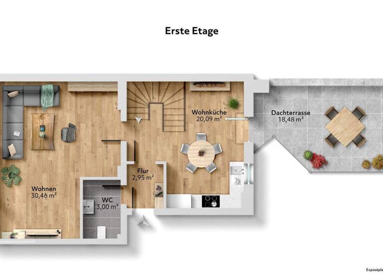 Maisonette zum Kauf 437.500 € 4 Zimmer 117,1 m² Stadtmitte Rostock 18055