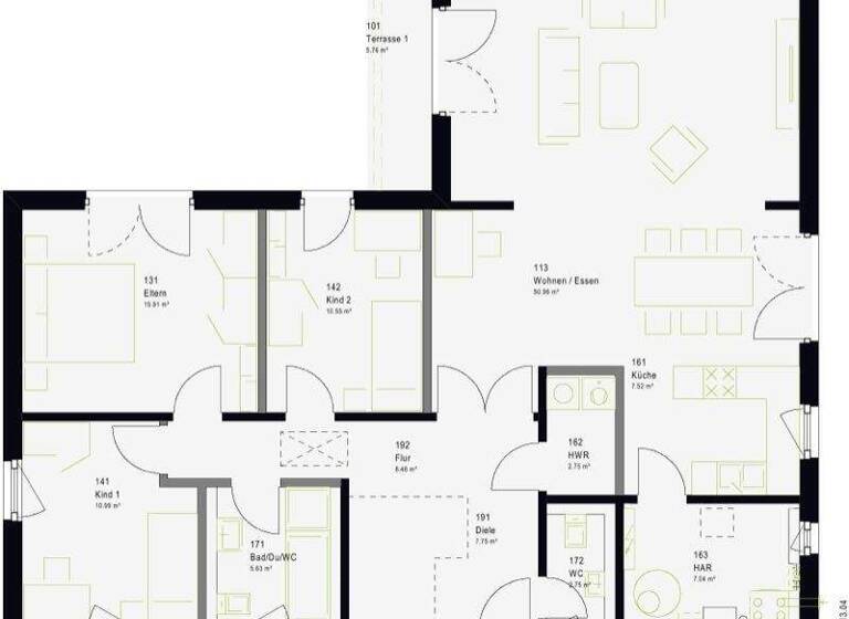 Bungalow zum Kauf 675.000 € 4 Zimmer 136 m² 480 m² Grundstück Niedernhausen 65527