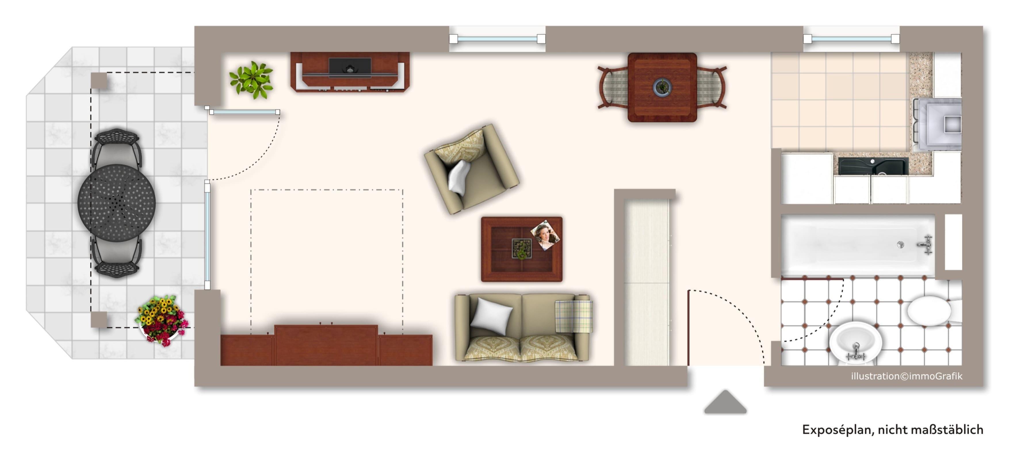 Wohnung zum Kauf 49.000 € 1 Zimmer 32 m²<br/>Wohnfläche ab sofort<br/>Verfügbarkeit Langfurth Schöfweg 94572