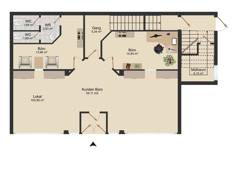 Laden zur Miete 3.350 € 10 Zimmer 115,3 m² Verkaufsfläche Seebach-Wasenboden Villach 9500