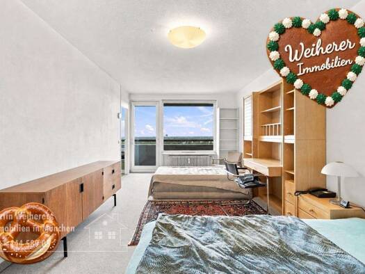 Wohnung zum Kauf 225.000 € 1 Zimmer 36 m² 13. Geschoss Drygalski-Allee 118 Thalk.Obersendl.-Forsten-Fürstenr.-Solln München 81477