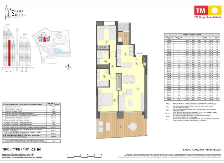Wohnung zum Kauf - Erstbezug provisionsfrei 951.800 € 4 Zimmer 117 m² Benidorm 03501