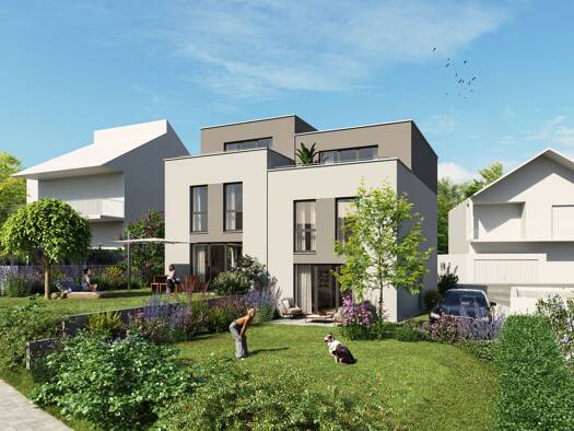 Doppelhaushälfte zum Kauf - Erstbezug provisionsfrei 649.000 € 1 Zimmer 144,3 m² 309,6 m² Grundstück Eutingen Pforzheim 75181