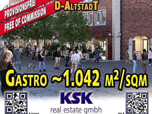 Restaurant zur Miete provisionsfrei 30 € 1.042 m² Gastrofläche Altstadt Düsseldorf 40213
