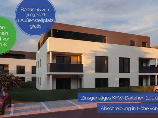 Terrassenwohnung zum Kauf - Erstbezug provisionsfrei 679.500 € 4 Zimmer 109,8 m² EG Trostberger Straße 34 Mühldorf Mühldorf a.Inn 84453