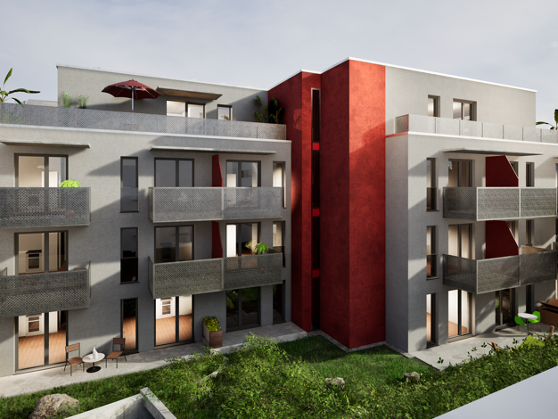 Studio zum Kauf - Neubau provisionsfrei als Kapitalanlage geeignet 234.400 € 1 Zimmer 30,5 m² Markgrafenstraße 50 Kriegshaber Augsburg 86156
