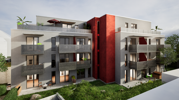 Studio zum Kauf - Neubau provisionsfrei als Kapitalanlage geeignet 234.400 € 1 Zimmer 30,5 m² Markgrafenstraße 50 Kriegshaber Augsburg 86156