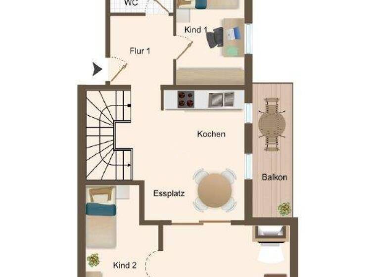 Maisonette zum Kauf 415.000 € 3 Zimmer 99 m² 1. Geschoss Heufeld Bruckmühl 83052