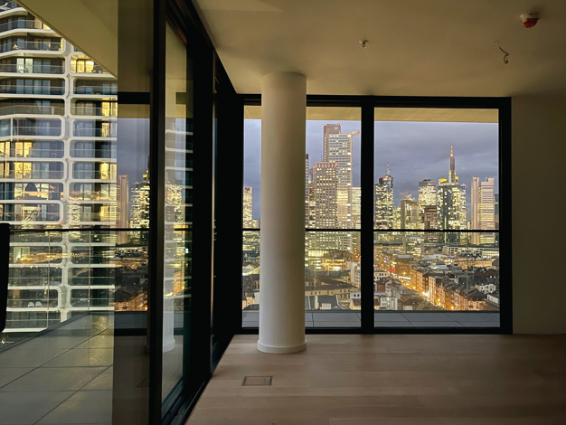 Wohnung zum Kauf - Erstbezug 1.225.000 € 3 Zimmer 93,9 m² 12. Geschoss Europa-Allee 11 Gallus Frankfurt am Main 60327