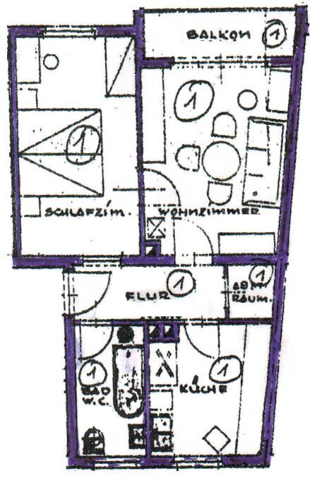 Wohnung zur Miete 840 € 2 Zimmer 51 m²<br/>Wohnfläche EG<br/>Geschoss ab sofort<br/>Verfügbarkeit Altstadt / St. Sebald Nürnberg 90403