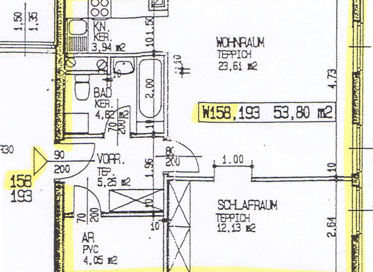 Wohnung zur Miete 608 € 2 Zimmer 52,9 m² 4. Geschoss Wien 1100