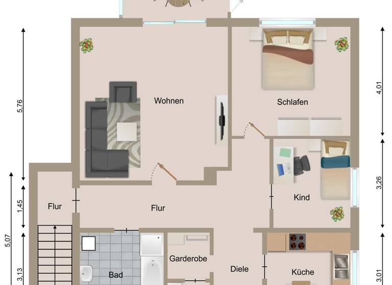Wohnung zum Kauf 180.000 € 3 Zimmer 101 m²<br/>Wohnfläche EG<br/>Geschoss Wacken 25596