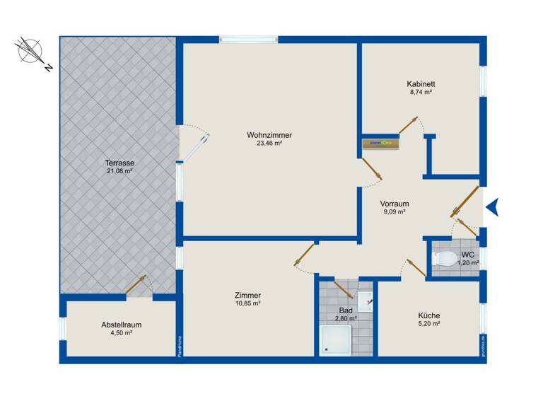 Haus zum Kauf 105.000 € 3 Zimmer 66 m² 360 m² Grundstück Wimpassing an der Leitha 2485