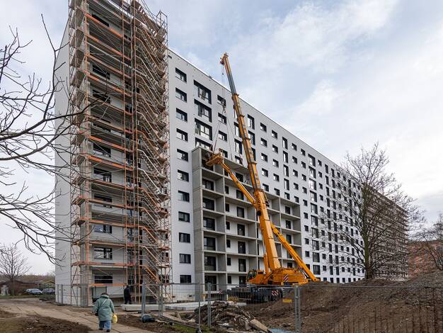 Wohnung zur Miete nur mit Wohnberechtigungsschein 587 € 4 Zimmer 71,5 m² Bernhard-Kellermann-Str. 18 Lößnig Leipzig 04279