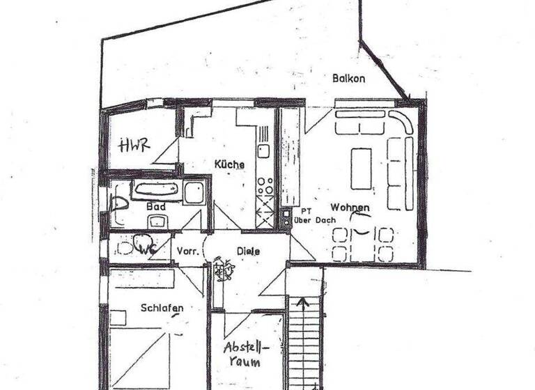 Wohnung zur Miete 690 € 2 Zimmer 83,4 m² Oberstenfeld 71720
