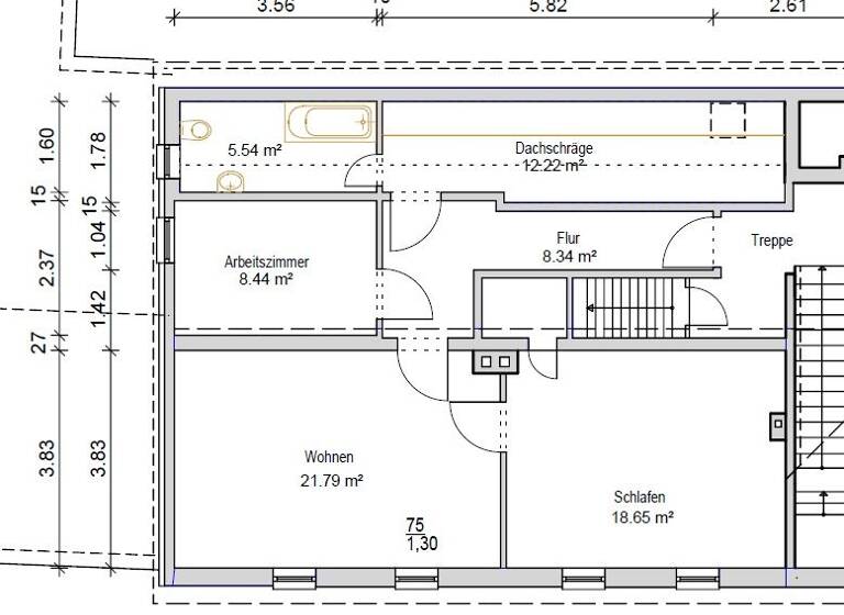 Wohnung zur Miete 580 € 3 Zimmer 78 m² Geschoss 1/2 frei ab 01.05.2026 Alte Hauptstraße 39 Hinternah Nahetal-Waldau 98553