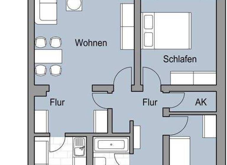 Wohnung zur Miete 778 € 2 Zimmer 68 m² 4. Geschoss frei ab 11.04.2026 Montanusstr. 8 Leichlingen 42799