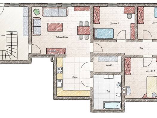 Wohnung zum Kauf als Kapitalanlage geeignet 169.000 € 4 Zimmer 127,7 m² Altenplos Heinersreuth 95500