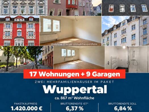 Haus zum Kauf 1.420.000 € 35 Zimmer 866,8 m² Barmen Wuppertal 42277