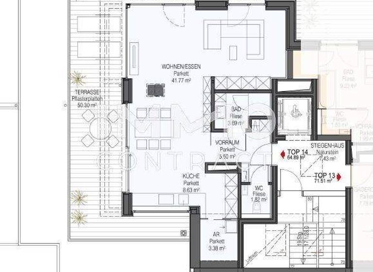 Bürofläche zur Miete - Erstbezug 16,80 € 2 Zimmer Purgstall an der Erlauf 3251