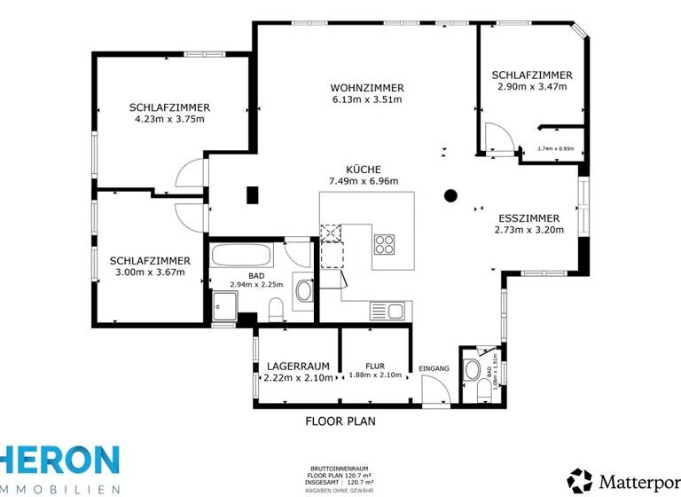 Wohnung zum Kauf 399.000 € 4,5 Zimmer 119 m² 2. Geschoss Allmersbach Allmersbach im Tal 71573