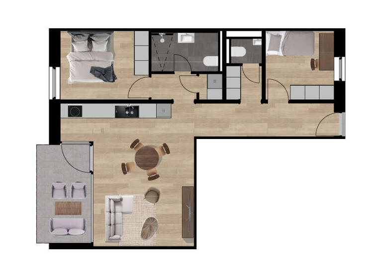 Studio zum Kauf 233.000 € 3 Zimmer 63 m² 1. Geschoss Aszófö