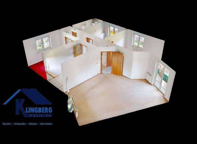 Wohnung zur Miete 750 € 3 Zimmer 75 m² Rosenweg 7 Tröglitz Elsteraue 06729