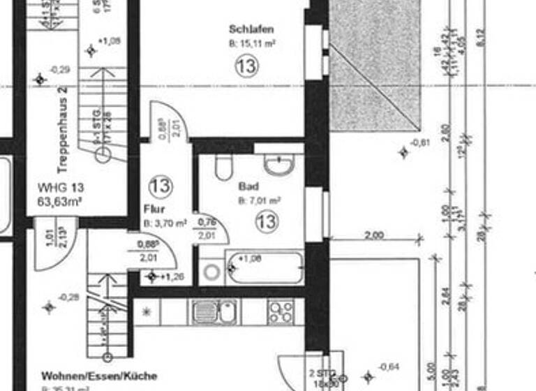 Terrassenwohnung zum Kauf 135.000 € 2 Zimmer 63,6 m² Heidenau 01809