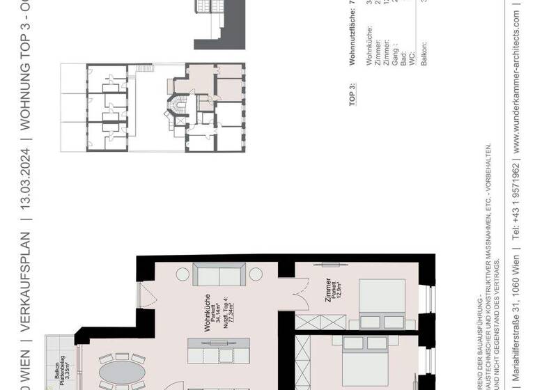 Büro zur Miete 7,66 € 3 Zimmer 77,2 m² Bürofläche teilbar ab 77,2 m² Wien 1160