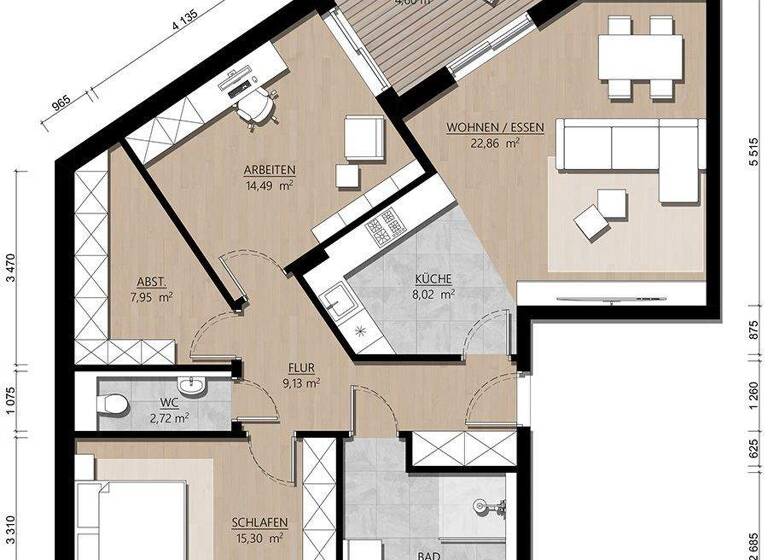 Wohnung zum Kauf provisionsfrei 439.000 € 3 Zimmer 94,2 m² 1. Geschoss frei ab sofort Willich 47877