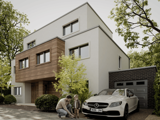 Doppelhaushälfte zum Kauf - Erstbezug provisionsfrei 585.000 € 5 Zimmer 130 m² 177 m² Grundstück Johann-Stamitz-Straße 1 Innenstadt Ahlen 59227