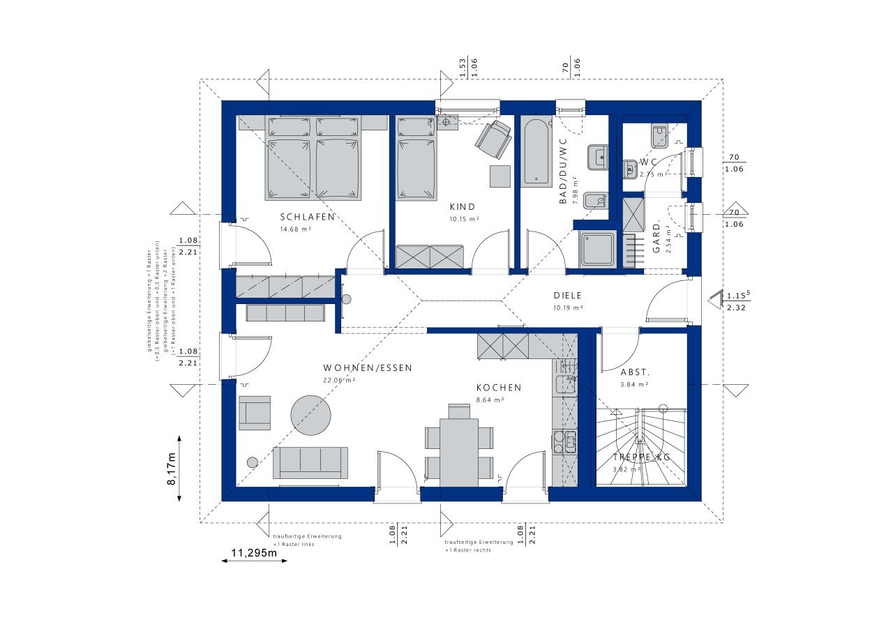 Haus zum Kauf provisionsfrei 499.578 € 5 Zimmer 123 m²<br/>Wohnfläche Kortelshütte Oberzent 64760