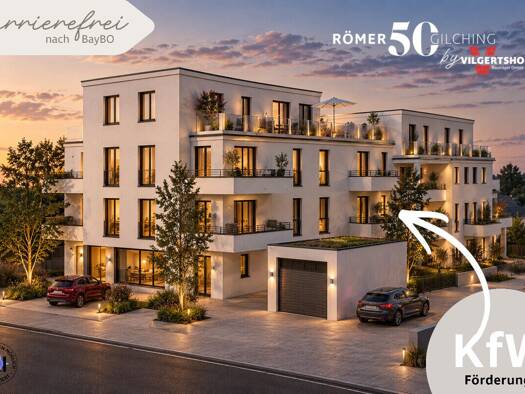 Wohnung zum Kauf - Erstbezug provisionsfrei 659.000 € 3 Zimmer 76,6 m² 1. Geschoss Römerstraße 50 Gilching Gilching 82205